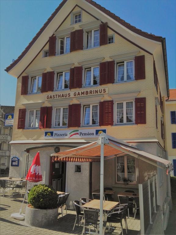 Pizzeria-Pension Gambrinus Walzenhausen Exterior foto